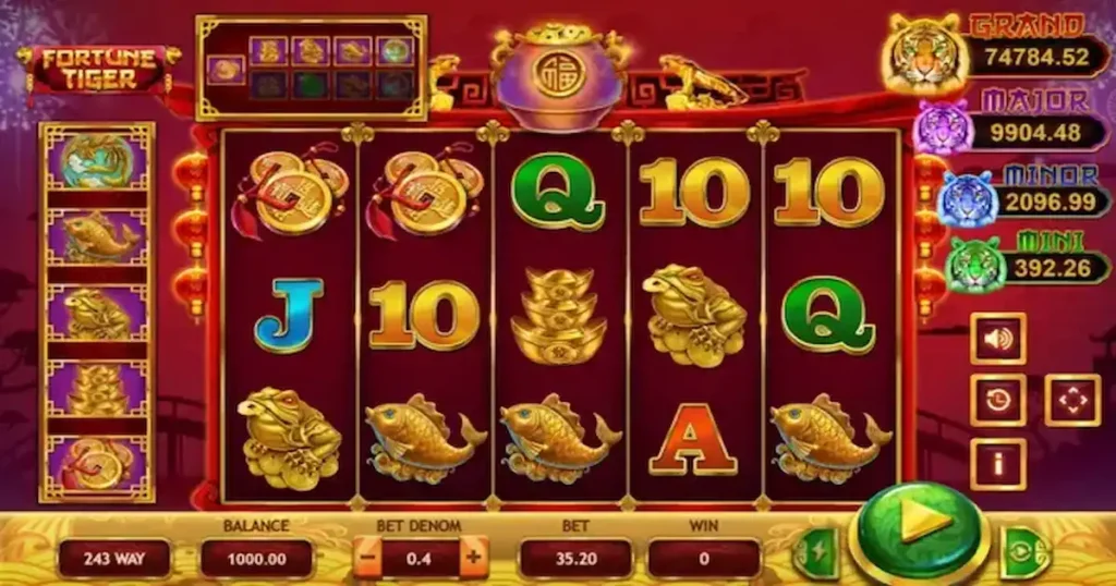 Caça-Níquel Fortune Tiger